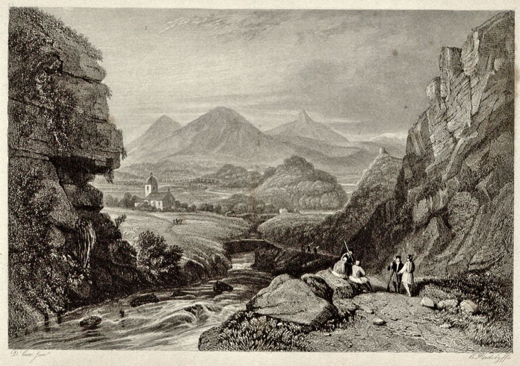 Scene on the Inachus, near Planitza, from a sketch by Herve
