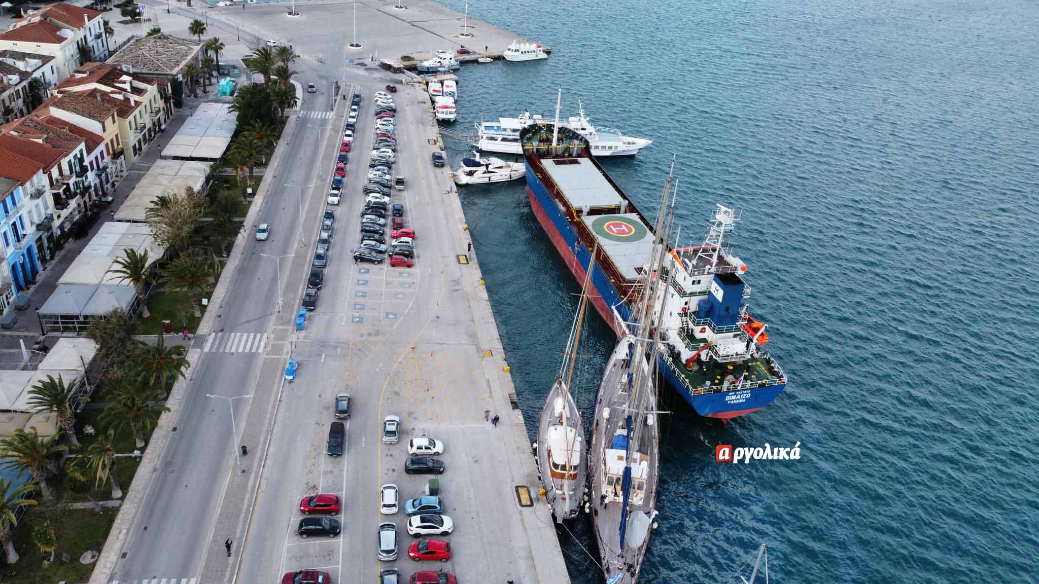 Λιμάνι Ναυπλίου: “Τρελό” φορτηγό